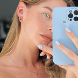 Everly Heart Huggie Hoop Earrings