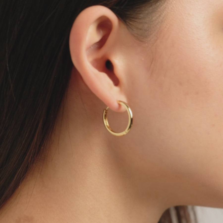 Bea 20mm Hoop Earrings Gold