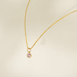 October Birthstone Gold-Filled Necklace