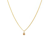 November Birthstone Gold-Filled Necklace