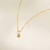 November Birthstone Gold-Filled Necklace