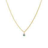 December Birthstone Gold-Filled Necklace