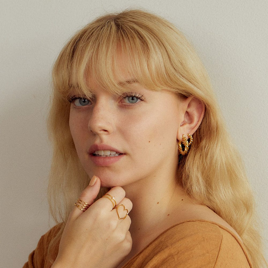 Jessie Hoop Earrings