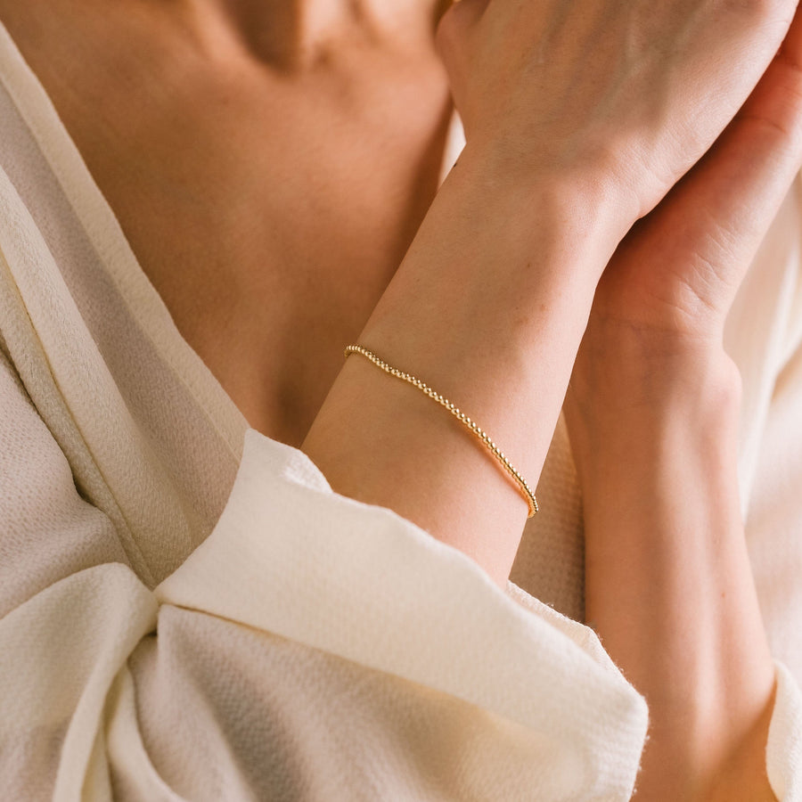 2mm Gold-Filled Stretch Bracelet