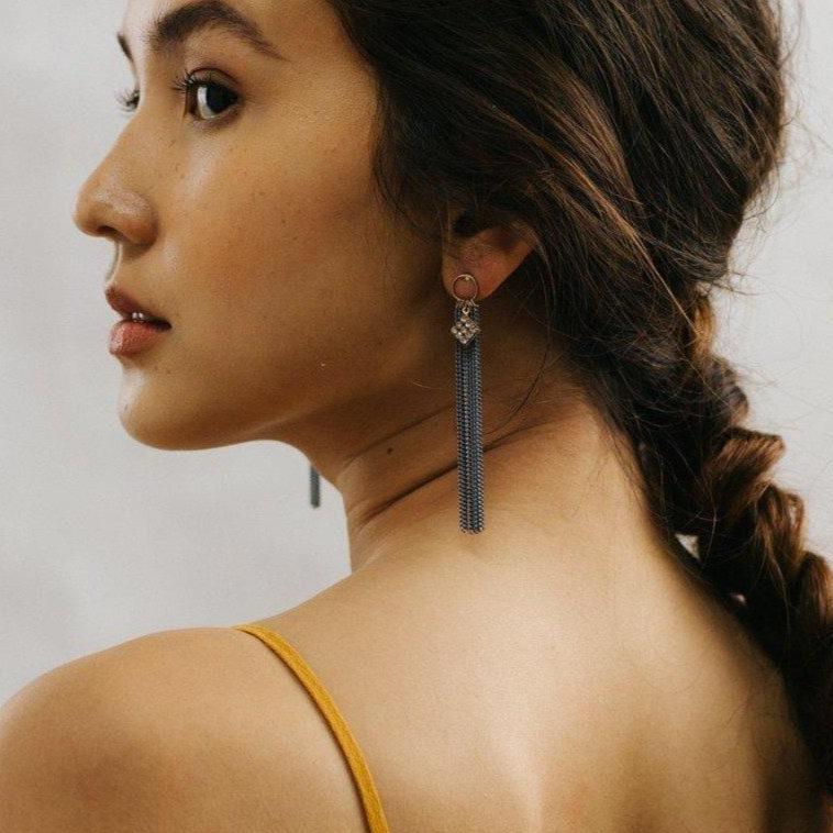 Siene Fringe Earrings