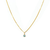 March Birthstone Gold-Filled Necklace