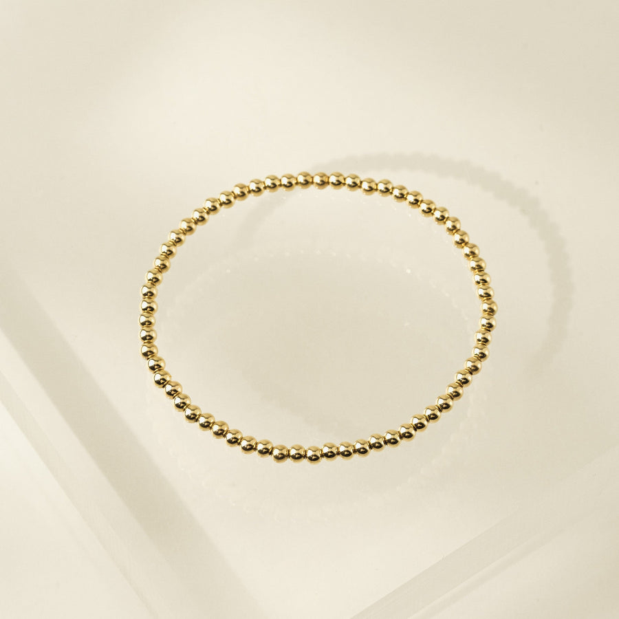 3mm Gold-Filled Stretch Bracelet