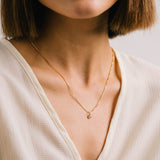 July Birthstone Gold-Filled Necklace