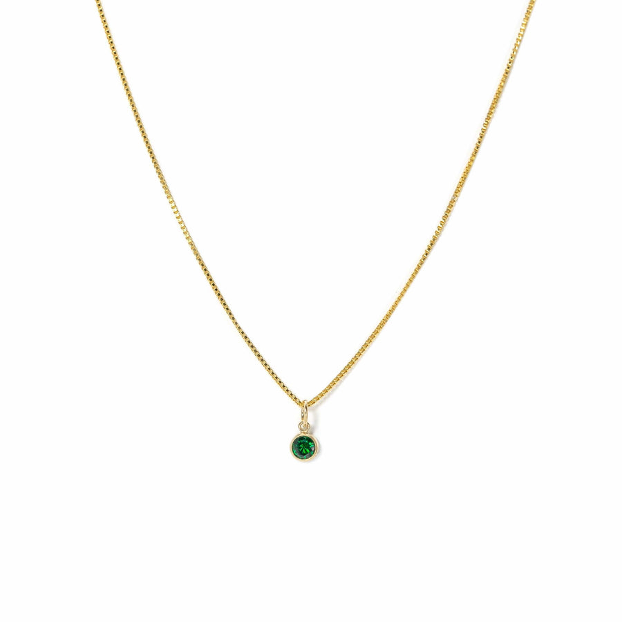 May Birthstone Gold-Filled Necklace