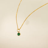 May Birthstone Gold-Filled Necklace