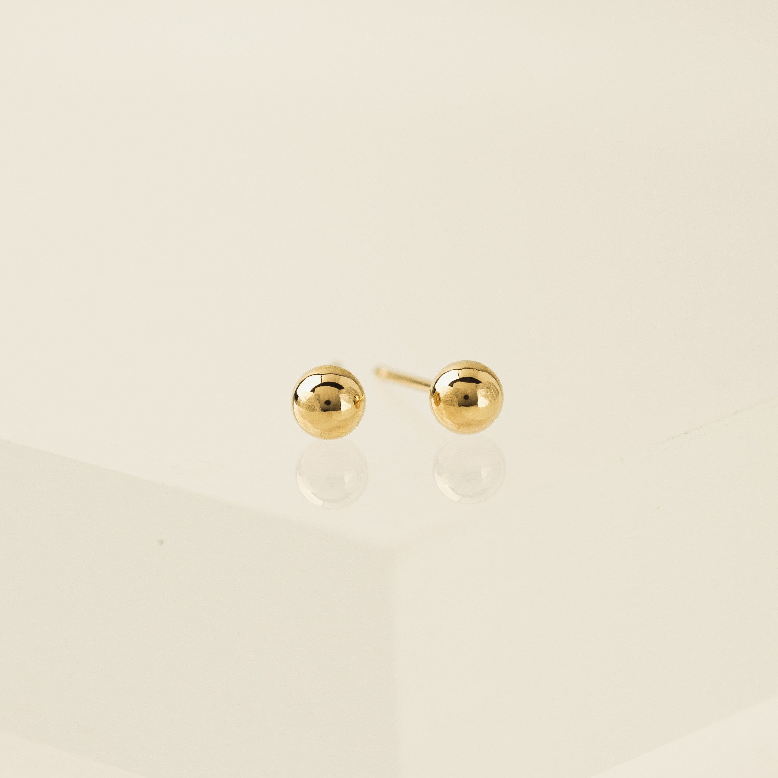 Ball Gold-Filled Stud Earrings