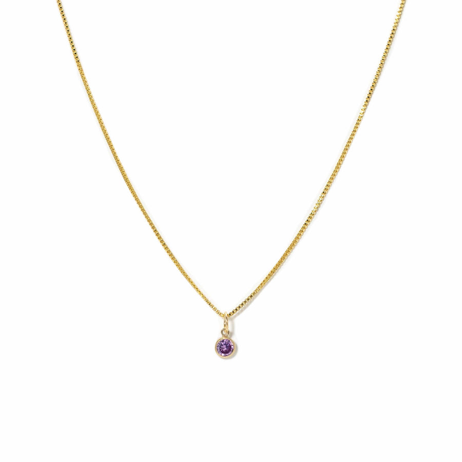 June Birthstone Gold-Filled Necklace