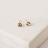 Astrid Stud Earrings with Swarovski Crystals