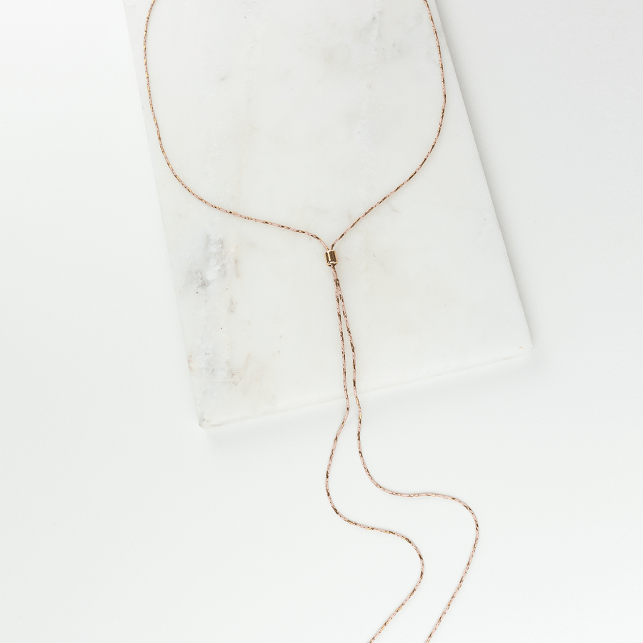 Austin Bolo Necklace Pink