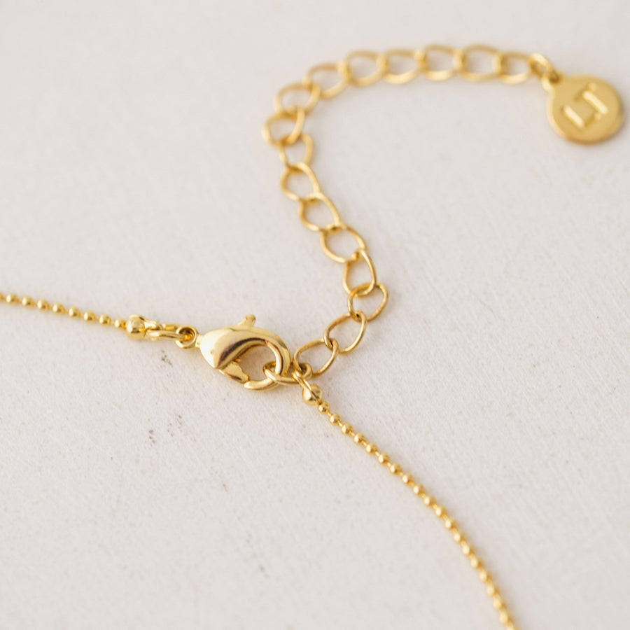 Ball Chain Necklace Gold
