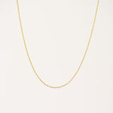 Ball Chain Necklace Gold