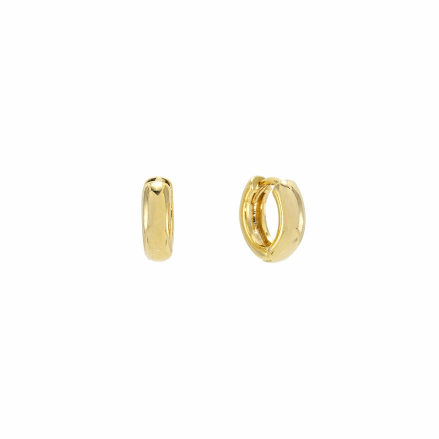 Bea 10mm Huggie Hoop Earrings Gold