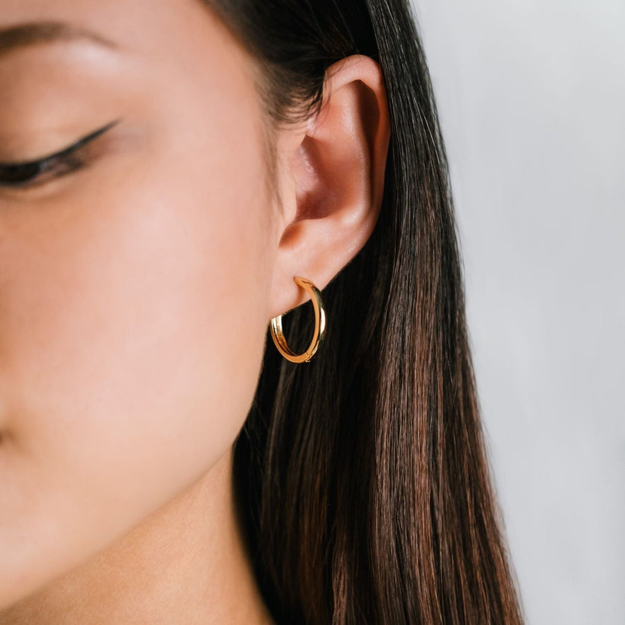 Bea 20mm Hoop Earrings Gold