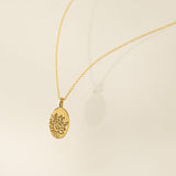 October Birth Flower Pendant Necklace