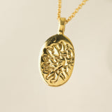 November Birth Flower Pendant Necklace