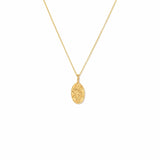 March Birth Flower Pendant Necklace