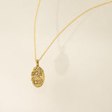 April Birth Flower Pendant Necklace