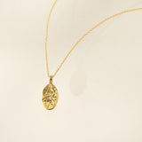 May Birth Flower Pendant Necklace