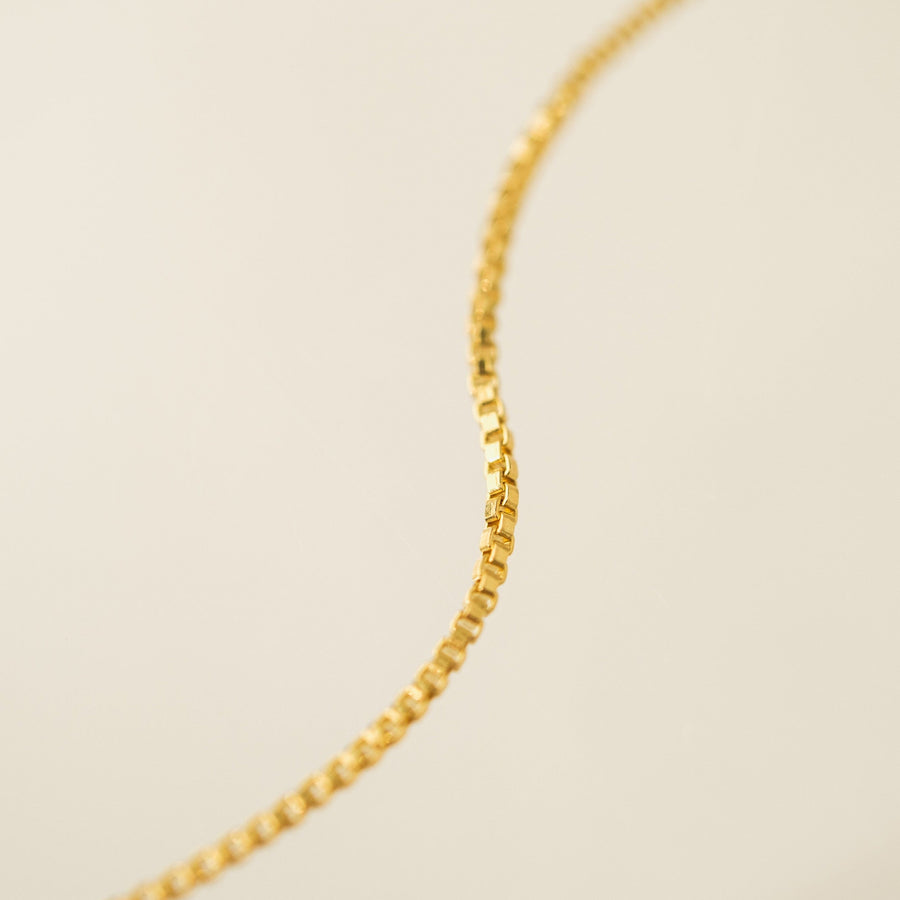 March Birthstone Gold-Filled Necklace