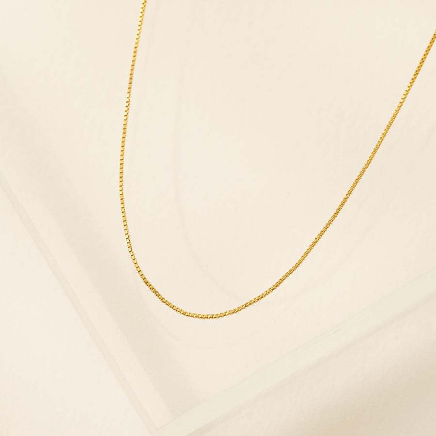Box Chain Gold-Filled Necklace