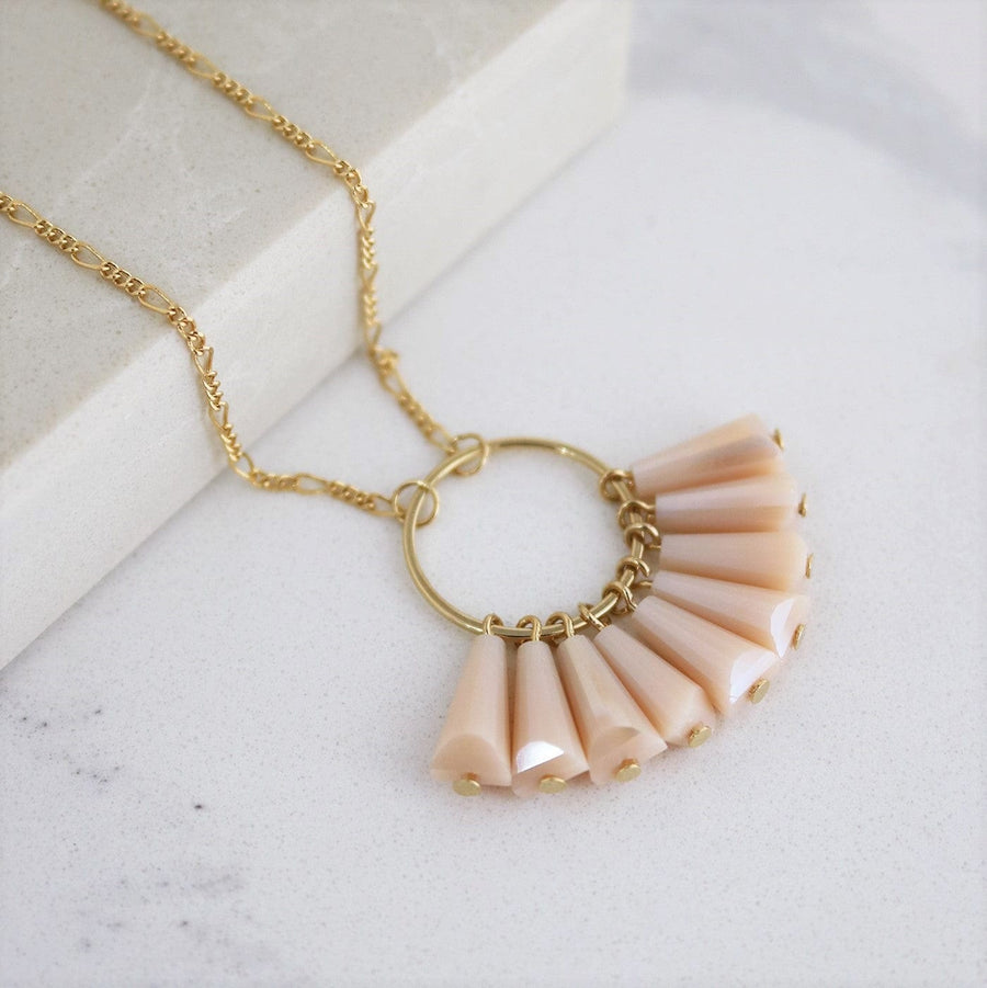 Confetti Necklace Peach