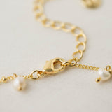 Dot Pearl Lariat Necklace