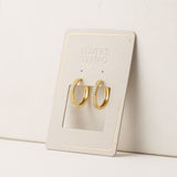 Desi 20mm Hoop Earrings Gold