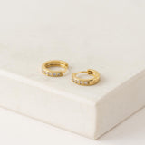 Desi 12mm Huggie Hoop Earrings