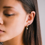 Everly Heart Huggie Hoop Earrings