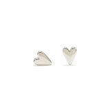 Everly Heart Stud Earrings