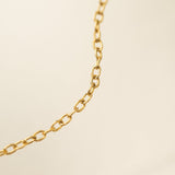Coin Fluted Necklace
