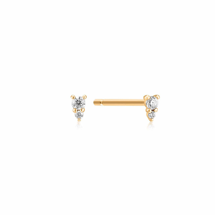 14k Diamond Dolce Stud Earrings