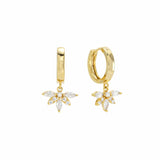 Harlowe Huggie Hoop Earrings