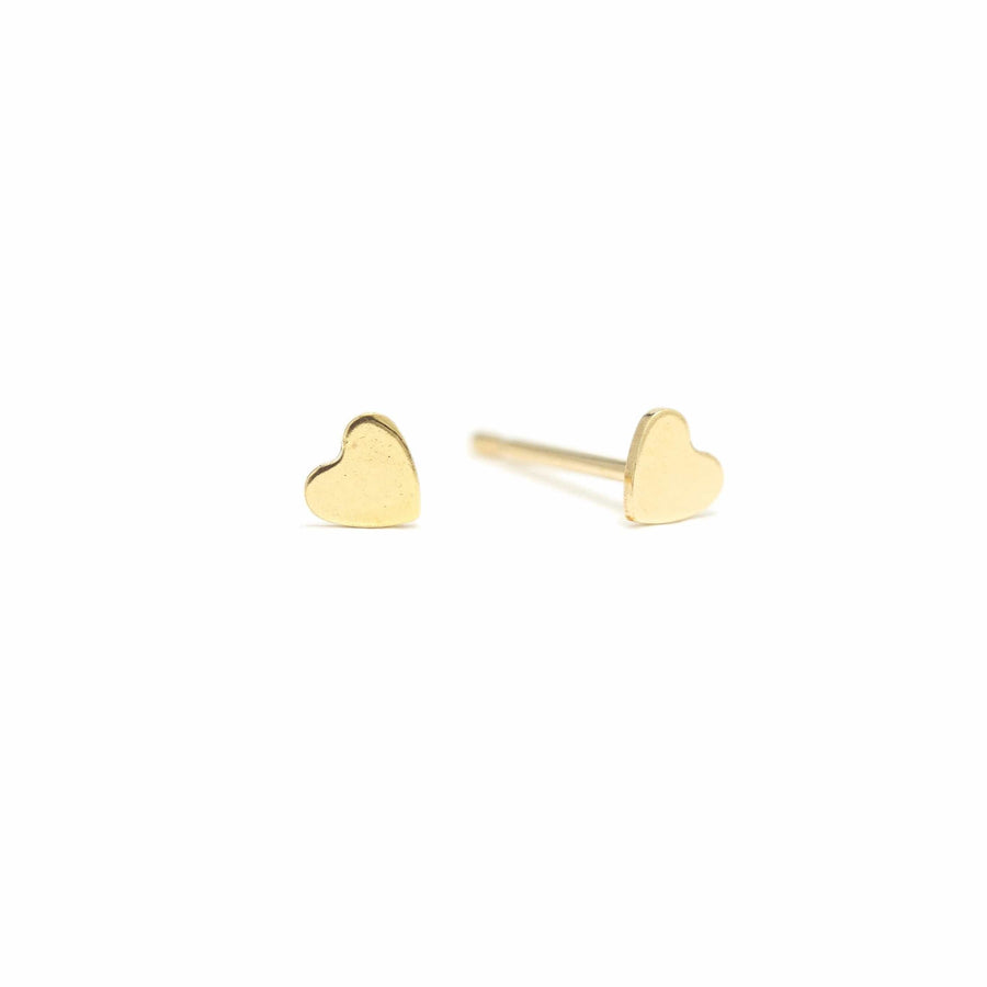 Heart Gold-Filled Stud Earrings