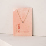 October Kaleidoscope Birthstone Necklace