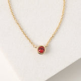 July Kaleidoscope Birthstone Necklace