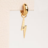 Lightning Hoop Charm