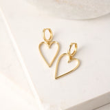 Lovestruck Heart Hoop Earrings
