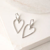 Lovestruck Heart Hoop Earrings