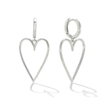 Lovestruck Heart Hoop Earrings