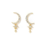 Lune Moon Drop Earrings