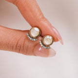 Mimosa Post Earrings Champagne