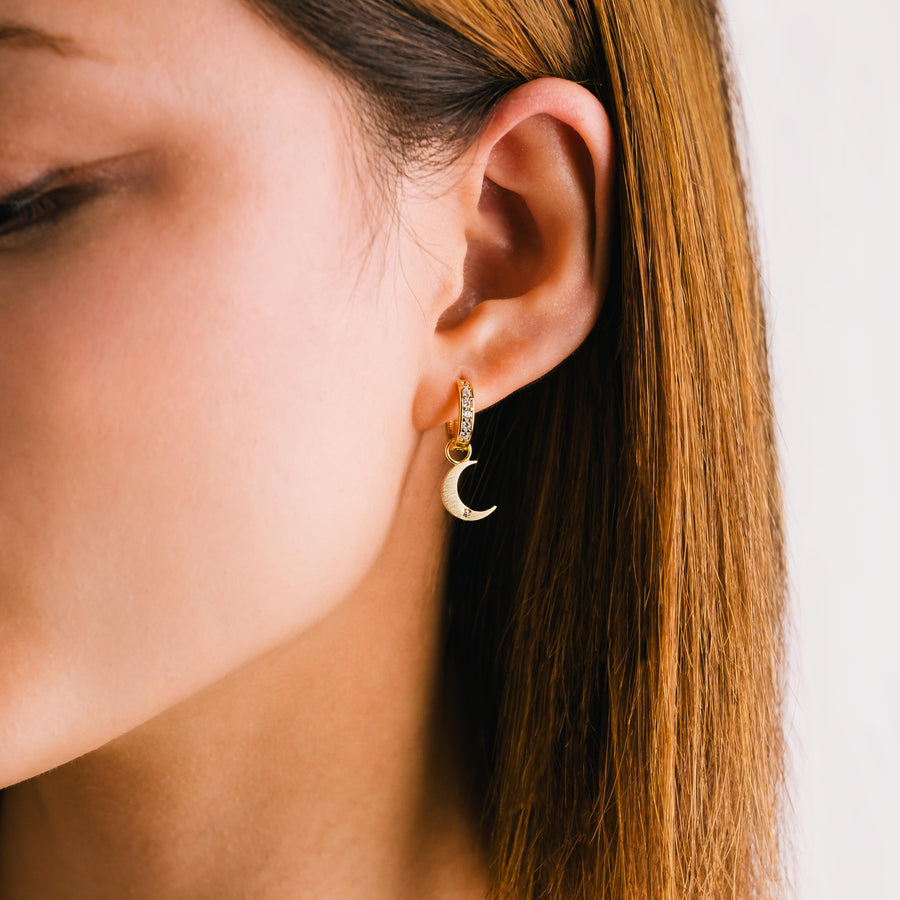 Moon Hoop Charm