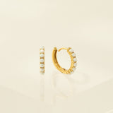 Opal 15mm Hoop Earrings