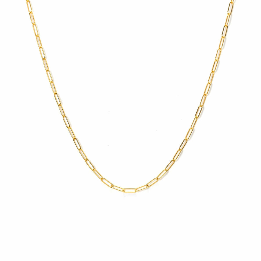 Paperclip Chain Gold-Filled Necklace